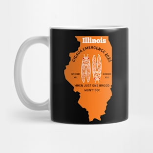 Illinois Double Brood Cicada Emergence 2024 Mug